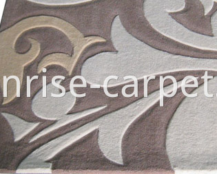 Hand Tufted Carved Carpet Rug